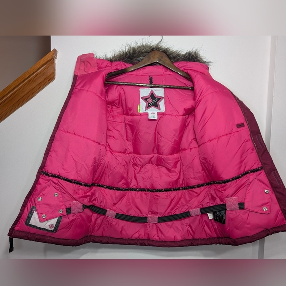 Burton Girls 14/16 DryRide Mistique Burgundy Insulated Ski Snowboard Jacket - Picture 2 of 10